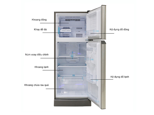 Tủ lạnh Sharp 196 lít SJ-X201E-DS
